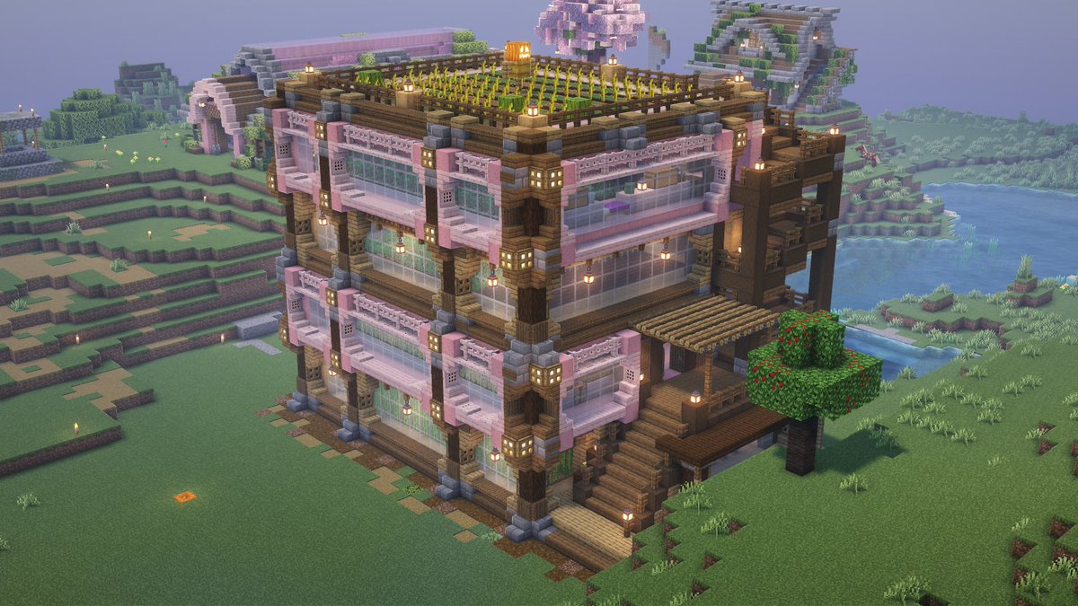 sumon_chan299's tweet photo. 🧑‍🌾垂直農場🥕作りました♪

#minecraft #minecraftbuilds #マイクラ #マイクラ建築 #マイクラ建築練習中 #farmersdelight https://t.co/7IprFyknNJ