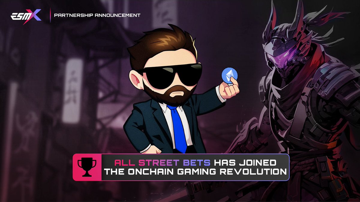 🤝 ESM X All Street Bets 🤝

Another promising meme project hops on the onchain gaming train of ESM X and <a href="/base/">Base</a>. 

@AllStreetBetsV1 knows gaming brings together people and builds community. 

Details are coming soon!