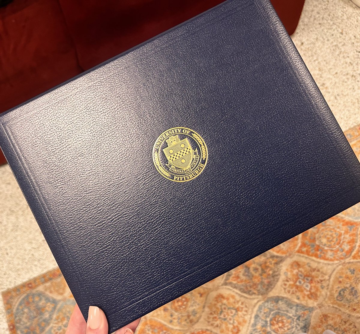 steelgatorcatie's tweet image. over fate and foe victorious 💙💛 #PittGrad