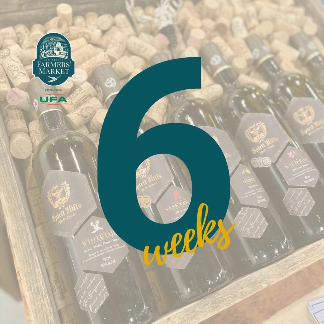 Only 6 weeks to go until the Saturday Lethbridge Farmers' Market season begins! What are you most looking forward to? Comment below! 👇 Learn more ▶️ lethbridgefarmersmarket.ca