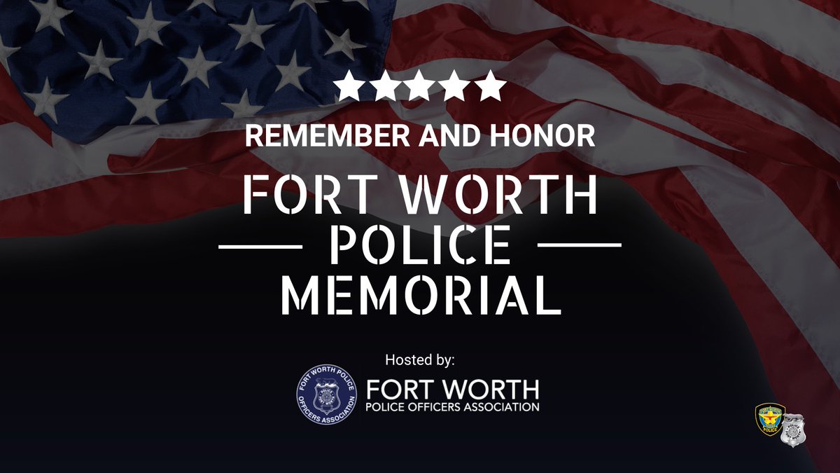 Join us in honoring the brave men and women who have made the ultimate sacrifice at the Fort Worth Police Memorial. 🕯️ Wednesday, May 1st at 6:00 p.m. 📍2201 W 7th St, Fort Worth, TX 76107. Let's come together to remember their service and sacrifice. #FortWorthPolice…