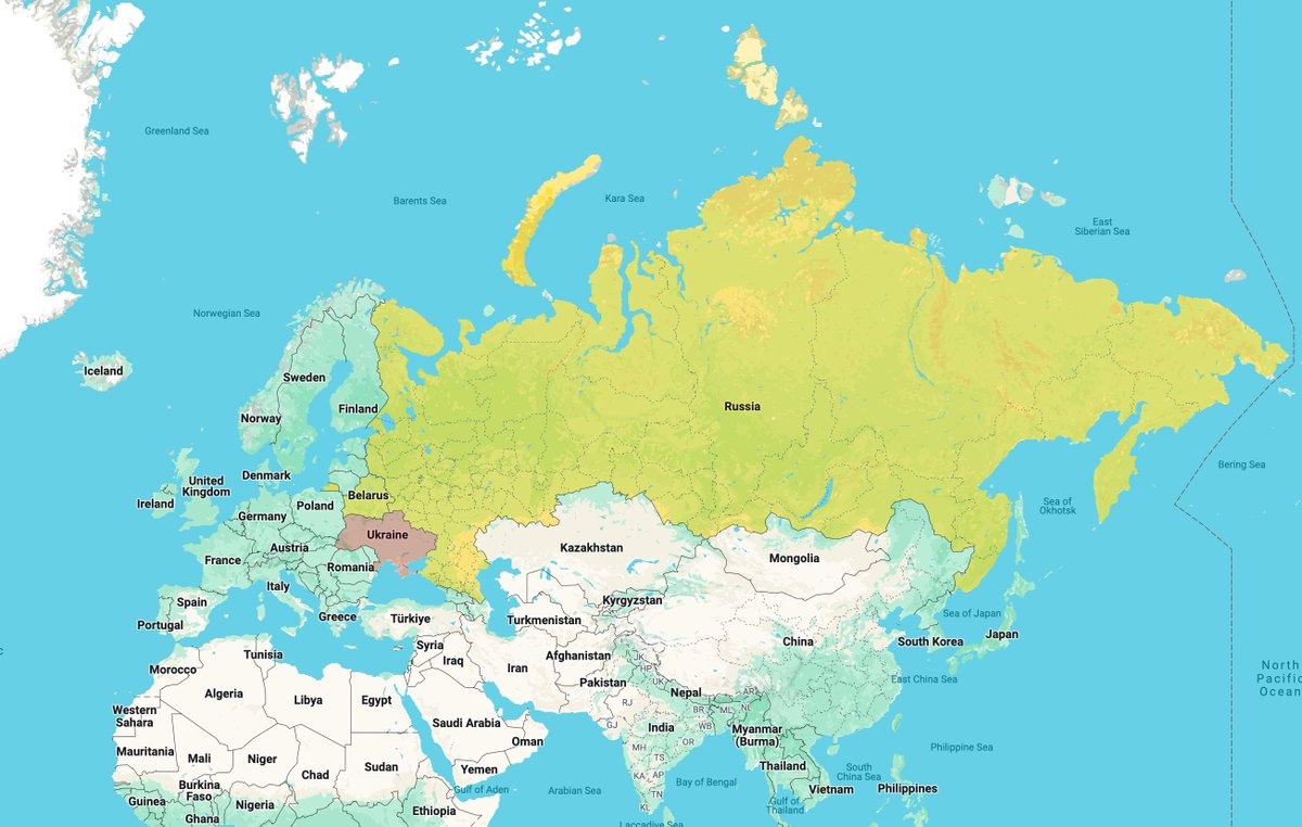 I've done a map. The yellow area is a (almost complete) area of land outside Ukraine, which I believe Ukraine should be allowed to target with western weapons. 

The red part is Ukraine itself.