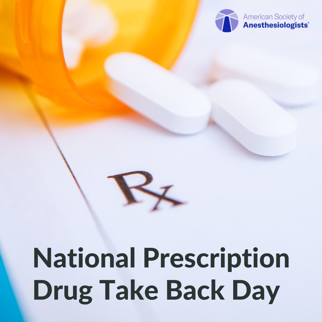 Today is National Prescription Take Back Day. Prevent drug addiction and overdose deaths by properly disposing of any unwanted, unused, or expired prescription medication. Learn more and search for a collection site in your area: ow.ly/VilJ50R8JYM #DEATakeBack