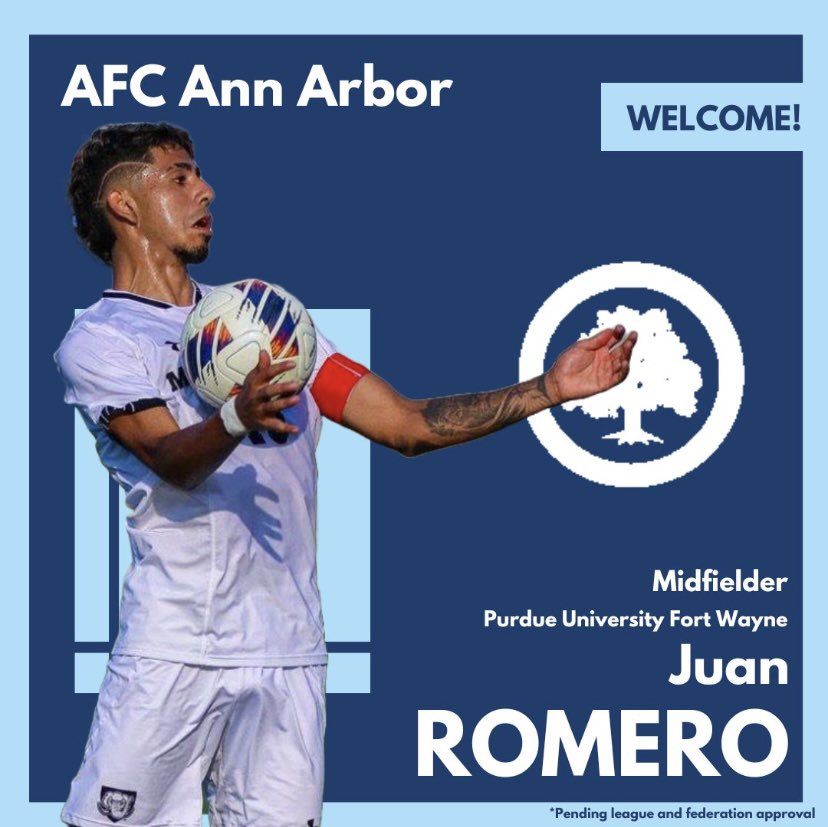 Congrats to Juan “Menny” Romero for signing with AFC Ann Arbor! #DonsofTheSummer