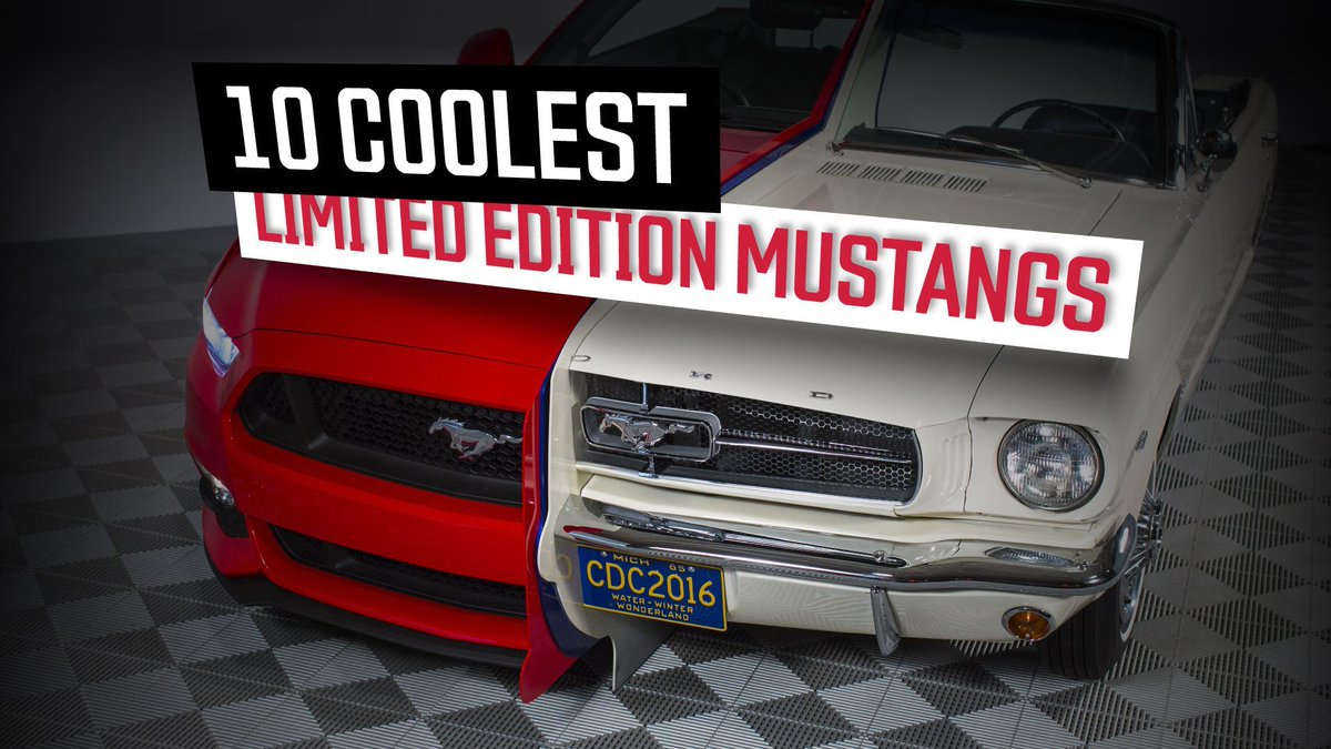10 Coolest Limited Edition Ford Mustangs. These are the most interesting Mustangs built in limited numbers. #Ford #Mustang #FordMustang buff.ly/3QkCrBQ