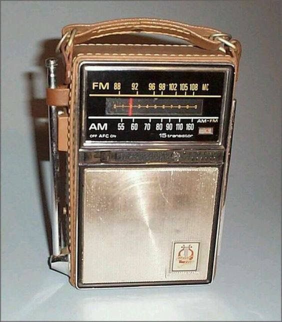 Remember….

Transistor radio - extremely popular in 1960s/70s 🎶  #Nostalgia 

- One of my kids has my dads