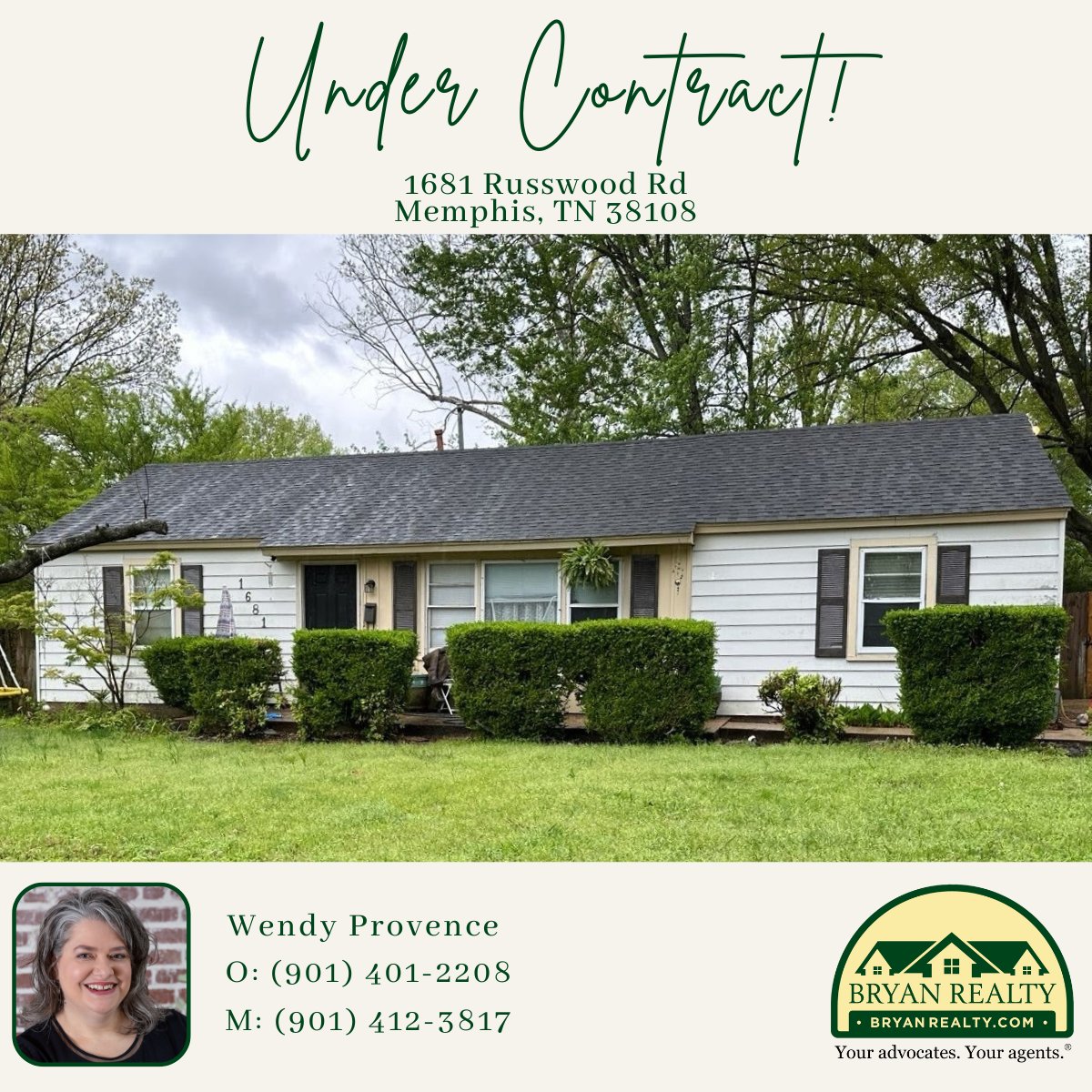 🎉 Congratulations to our amazing clients and hardworking agents on your recently under contract properties! 

#bryanrealtymidsouth #undercontractrealestate #tnrealestate #memphisrealestate