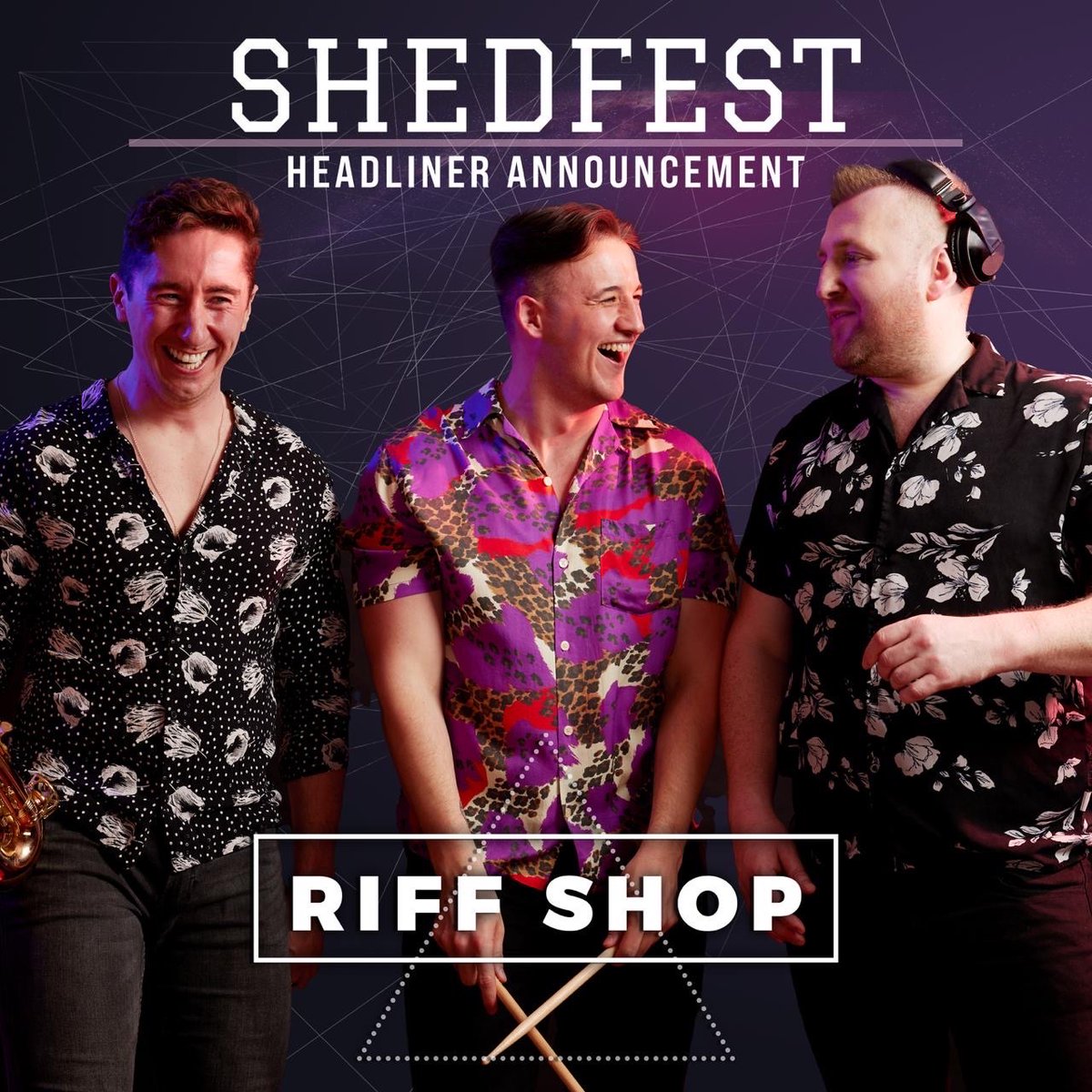 Catch us headlining Shedfest on May 11th 😎