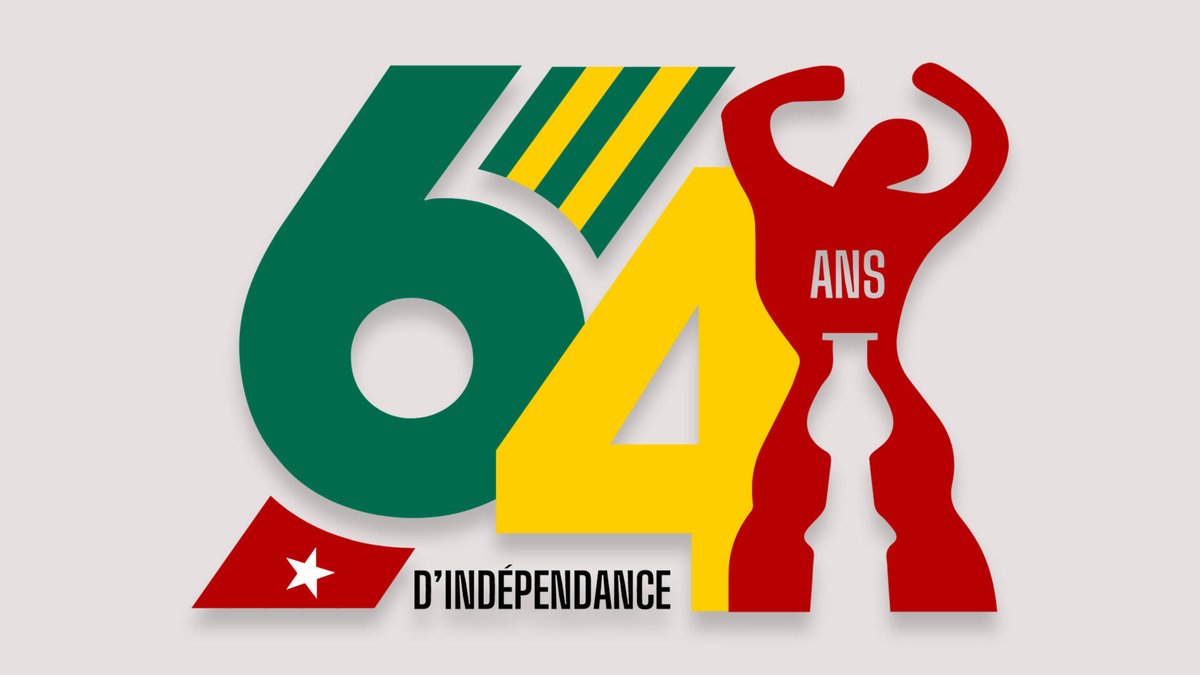 Bonne fête d'indépendance à toi très chère patrie le Togo.
Dieu t'aime et nous t'aimons aussi.
Bonne fête à vous tous, digne fils et filles du Togo.
#HappyIndependenceDay #Togo #64Years #TravailLibèrtéPatrie