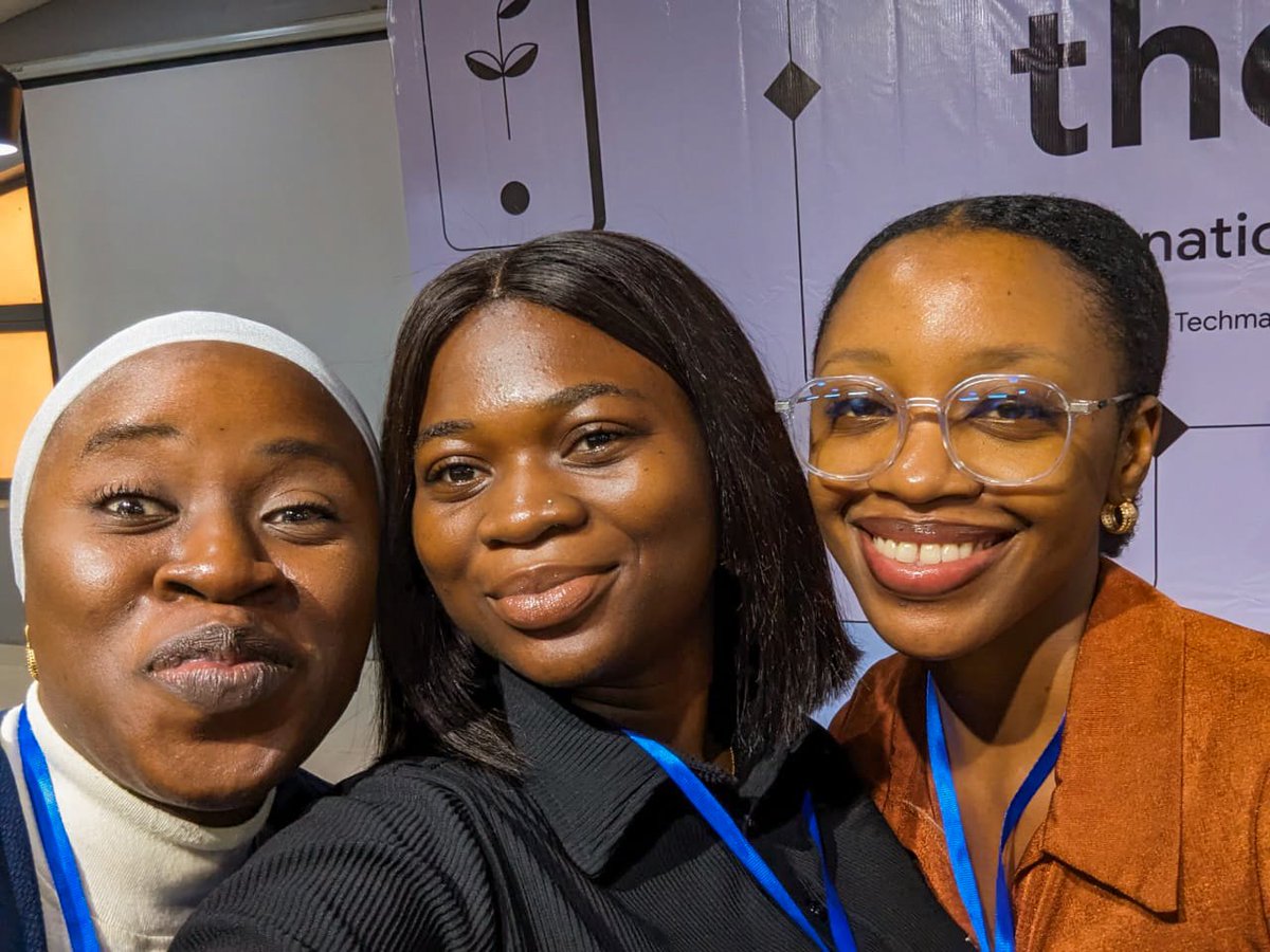 Connected with the beautiful @LasisiRahmat & @Motushbae I enjoyed the sessions they shared at  @WTMLagos IWD Lagos.