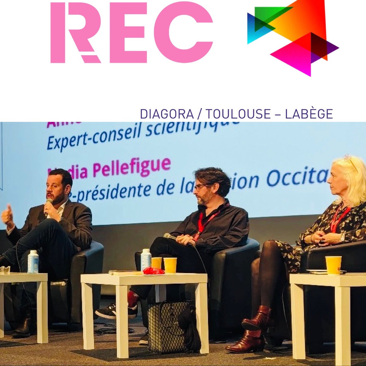 Toujours un plaisir d’échanger aux @RECtlse  autour de la question du choix de l’expertise en politique ! @CaroleDelga #Occitanie