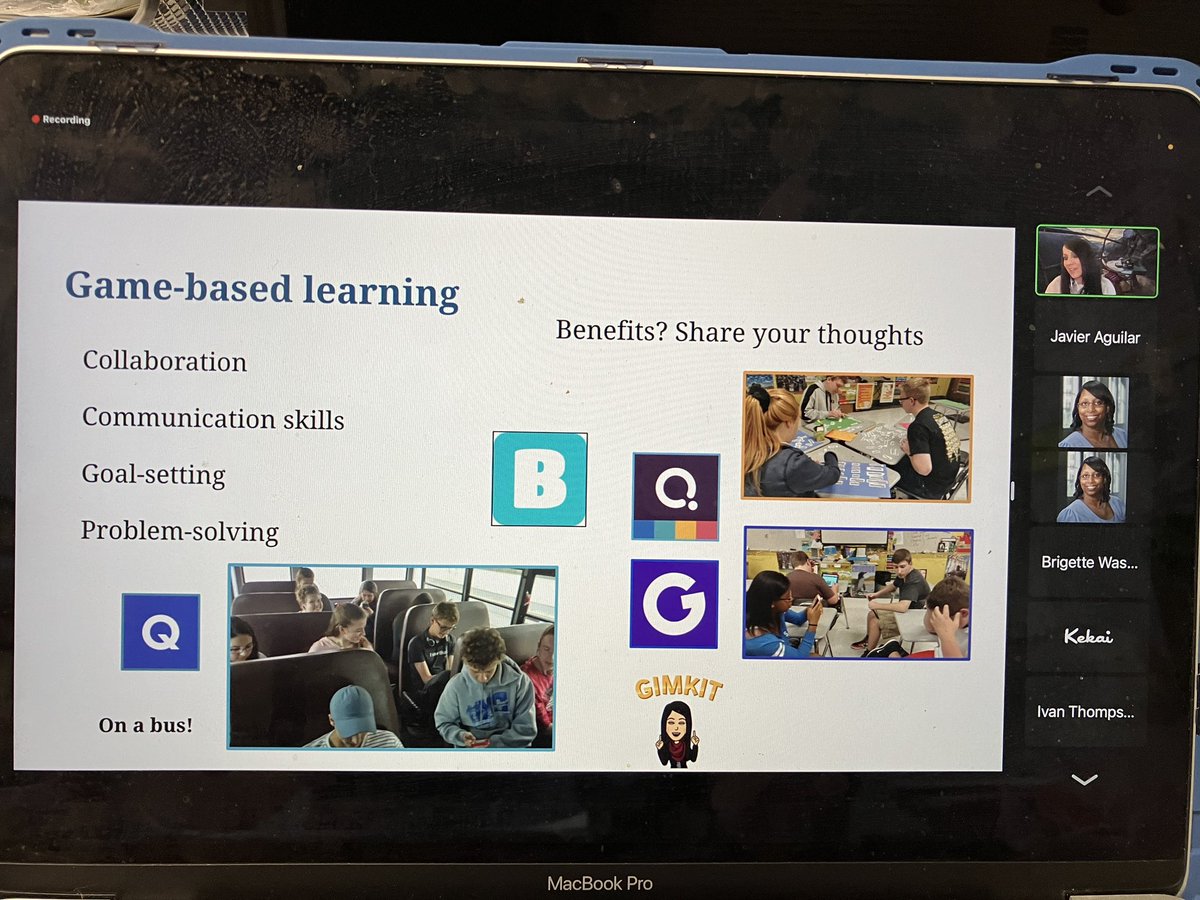 Great session today with @Rdene915 and @EduaideAi @educatoralex I’m will learning to use this week with my students @efwmaschool the tool @PlayBlooket