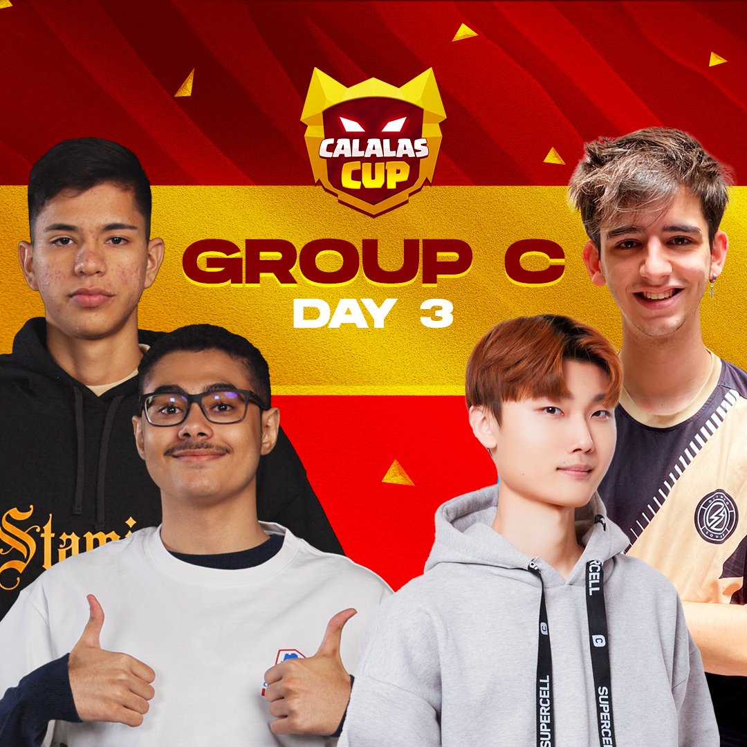 CRLIntel's tweet photo. Group C of the #CALCup takes place today at 14:00 UTC ๐บ๐ฏ
Eight players have already locked their spot in the Grand Finals ๐
Which 4โฃ players out of @MohamedLightCr1, @sandboxcr_, @xAleeCR, @ardentoas191, @EgwCr, @KickAshCR, @tourist_cr12 & Osama will be next? https://t.co/ZaxvuJjJgQ