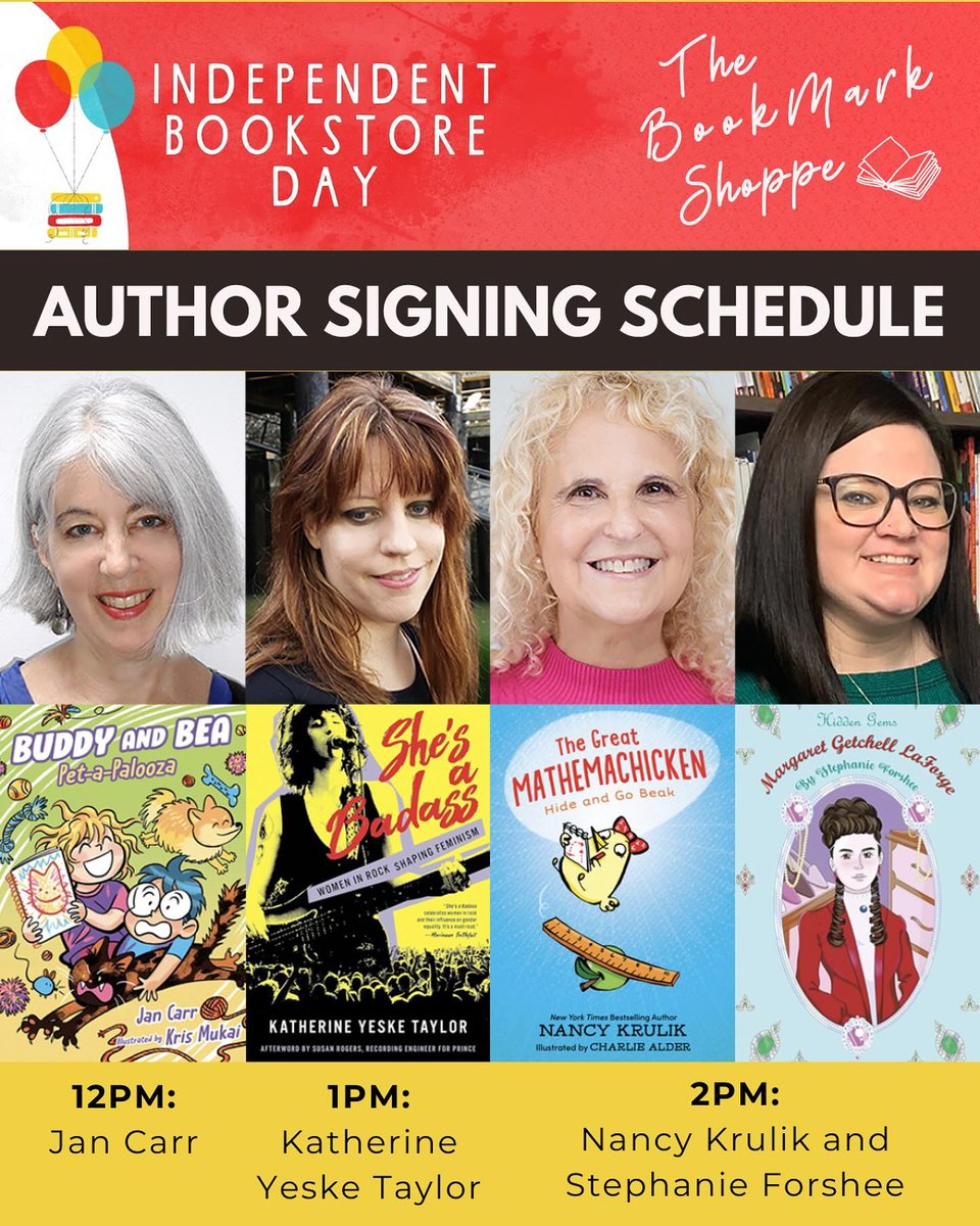 Today's the day! Visit your indie bookstore on #independentbookstoreday. And if you're in Bay Ridge, come on over to @BookMarkShoppe . Gonna be fun! @PeachtreePub @aecbks @TransLitAgency #chapterbooks #kidsbooks #chapterbookseries