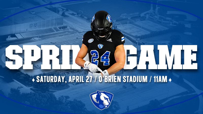 The start of something special! Come out to O’Brien Stadium today at 11 for the Spring Game! #WeNotMe | #BleedBlue