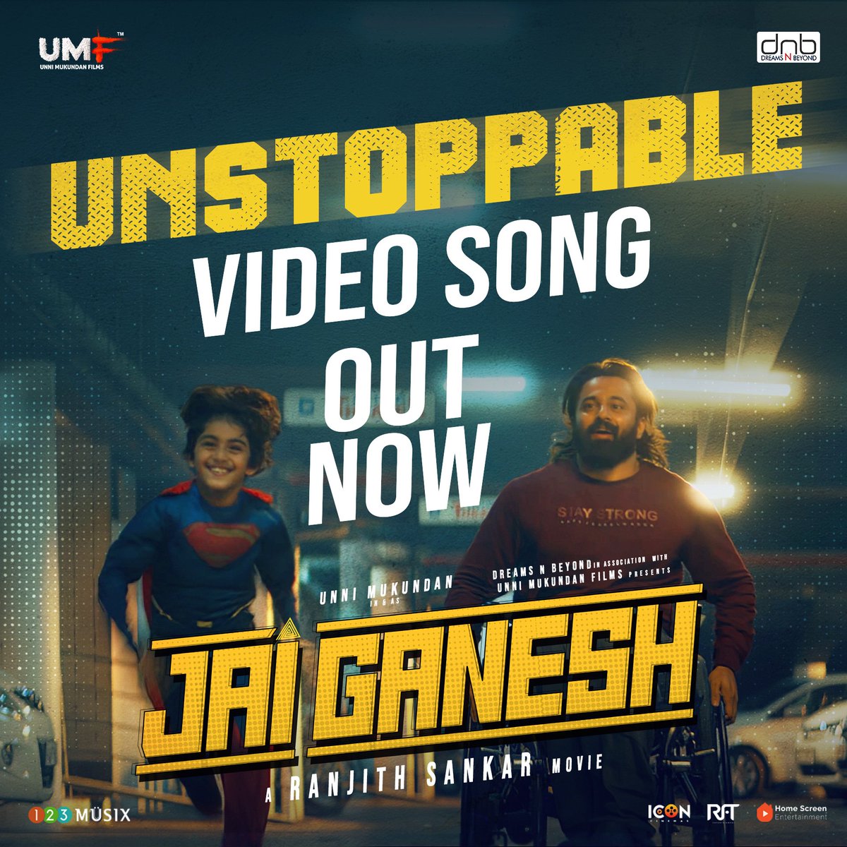 Dive Into The World Of Jai Ganesh With The New Video Song 'Unstoppable' Watch It Now! 🎶🔥

Watch Now: youtu.be/siIkFIK6fvs

#malayalam #jaiganesh #unstoppable #videosong #malayalamsong #unnimukundan #MahimaNambiar #OutNow #WatchNow