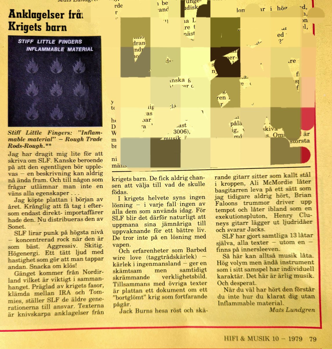 BerghConny's tweet image. En gammal fin platta recenserad av en föregångare till @Ringo2