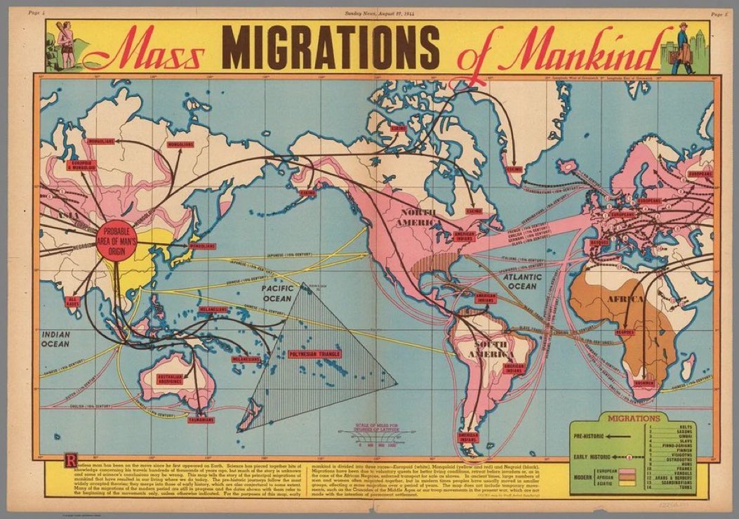 Migrazioni di massa dell'umanità, 1944