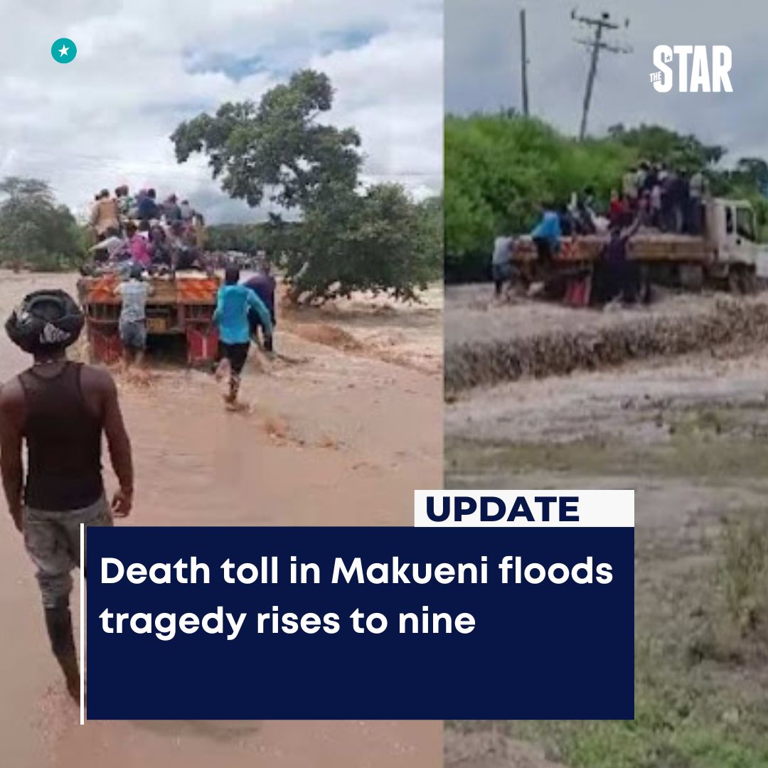 The death toll from Friday's drowning incident along the Kwa Muswii River that cuts through the Kasikeu-Sultan Hamud road in Makueni County has risen to nine, on Saturday. This is after residents pulled more bodies from the water. Makueni Deputy Governor Lucy Mulili told…