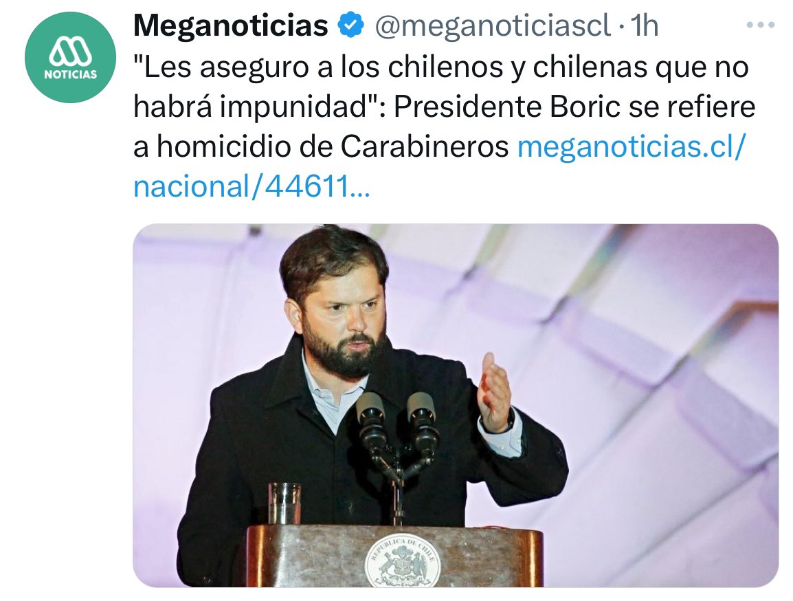 Pdte <a href="/GabrielBoric/">Gabriel Boric Font</a> debe impulsar amnistía que permita reparar persecución y daño causado a <a href="/Carabdechile/">Carabineros de Chile</a> Así como se indultó y pensionó de por vida a delincuentes del “estallido”, hoy es deber dar firme respaldo a institución en memoria de nuevos mártires ejecutados y calcinados