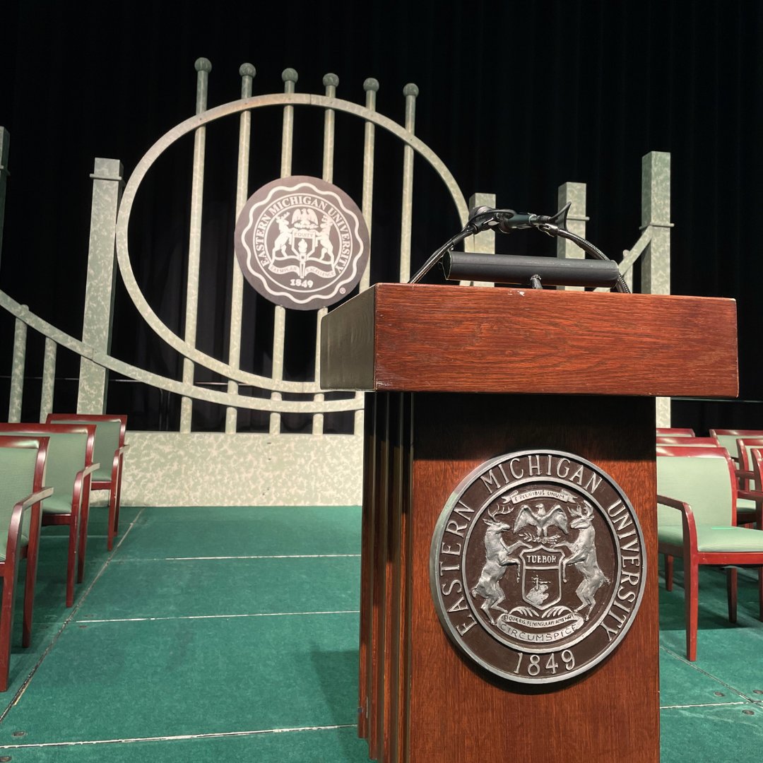 Good morning, graduates! It's a good day to graduate! 🎓 🦅 #TruEMU