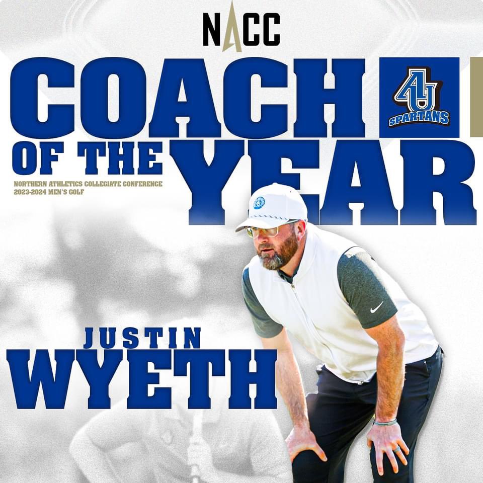 We’ve had ourselves a week (year!)…
4️⃣ NACC ALL-Conference ✔️✔️✔️✔️
Freshman of the Year ✔️
Medalist ✔️
Coach of the Year ✔️

#weareoneAU