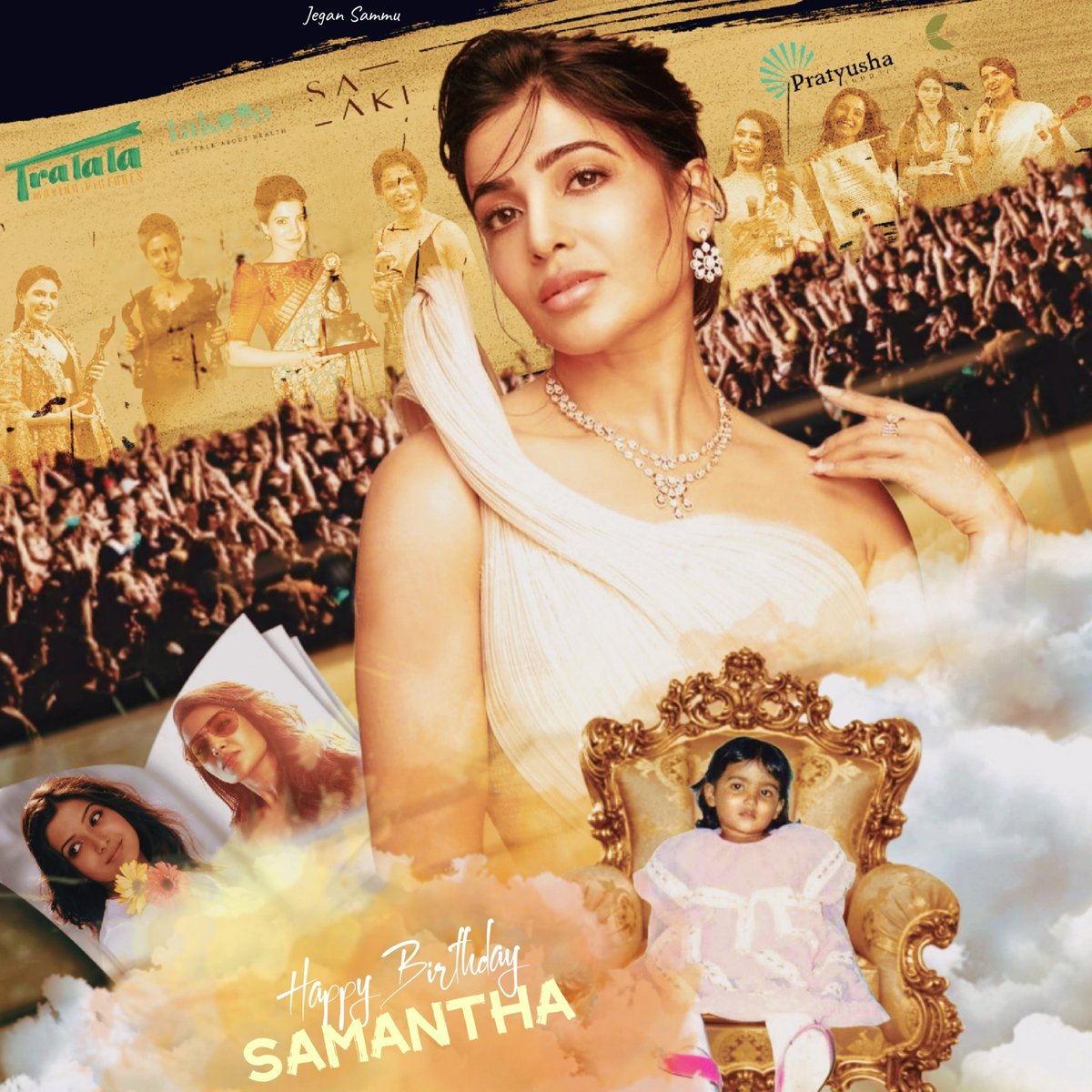 Happy Birthday my @Samanthaprabhu2 A girl from Pallavaram to self made star inspiration for many young actress Design: @sasankmuppalla ,@JeganSammu #Samantha #SamanthaRuthPrabhu #HappyBirthdaySamantha