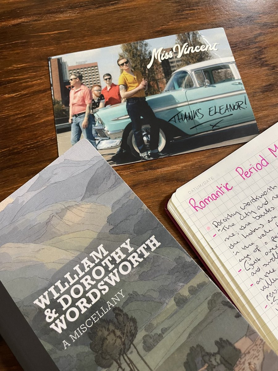 I’m probably the coolest person in the Mitchell Library today, using a <a href="/missvincentband/">Miss Vincent</a> postcard as a bookmark while I read about Dorothy Wordsworth’s tour of Scotland 😂