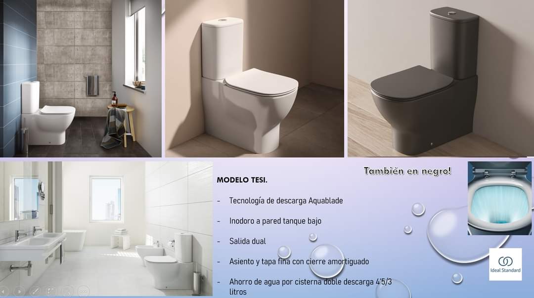 SanazulSL's tweet photo. Modelo Tesi de #idealstandard 🚽 Con unas líneas geométricas delicadas e innovaciones únicas, Studio Levien ha dado vida a una creación 💡 moderna donde forma y función tienen su punto de encuentro 💞. 
.
.
#sanazul #saneamientoenvalencia #reformas #baños #bañosconestilo https://t.co/0mNEHALyPy