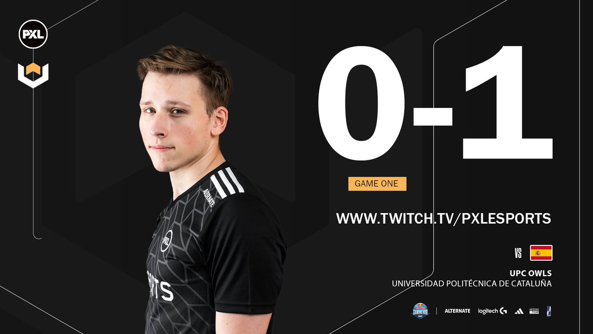 First game against Spain was a loss but we move on to the next! @uemasters Check it out here twitch.tv/pxlesports