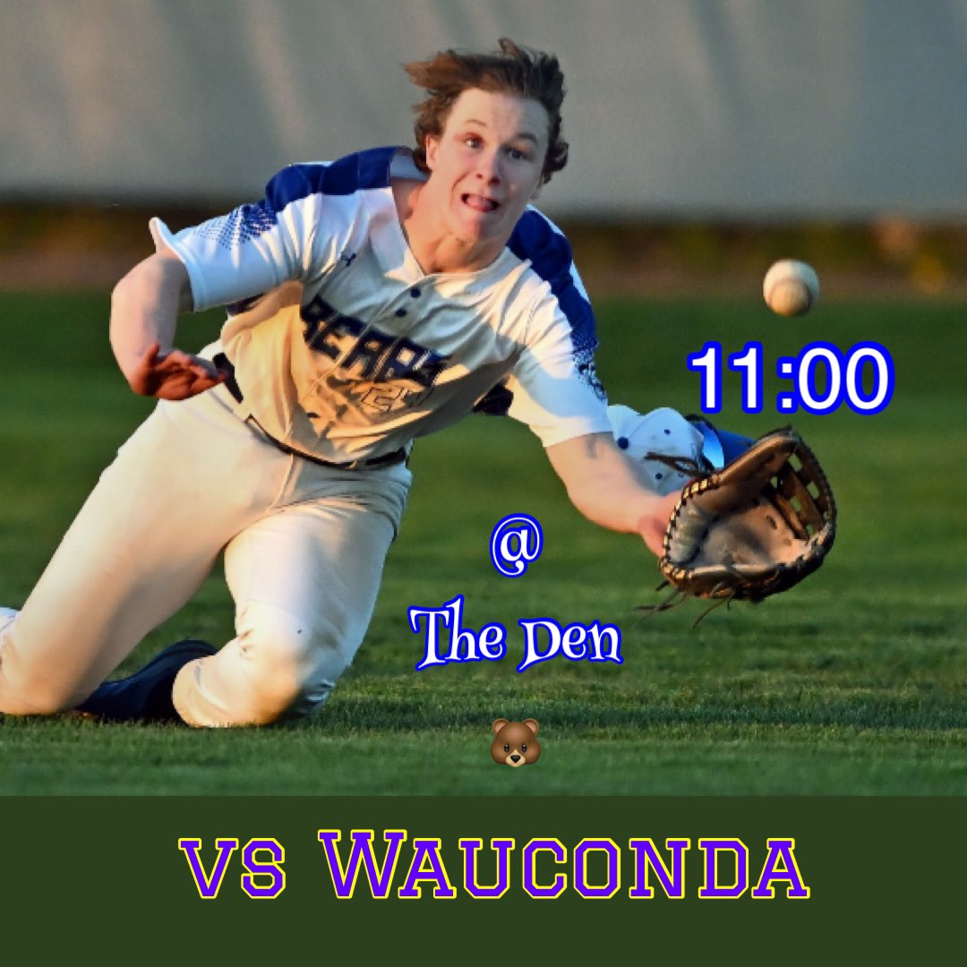 Come out and enjoy the nice weather! Game time pushed back to 11:00. JV/FS will play one game each, both beginning at 12:00 @ Wauconda. F will host a DH vs Sycamore beginning at 11:00.