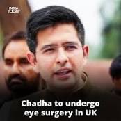 What kind of eye surgery takes so much time that has made Raghav Chadha stay in London for more than a month? Is it fear that he is the next one to be arrested? AAP party has lost all its credibility.