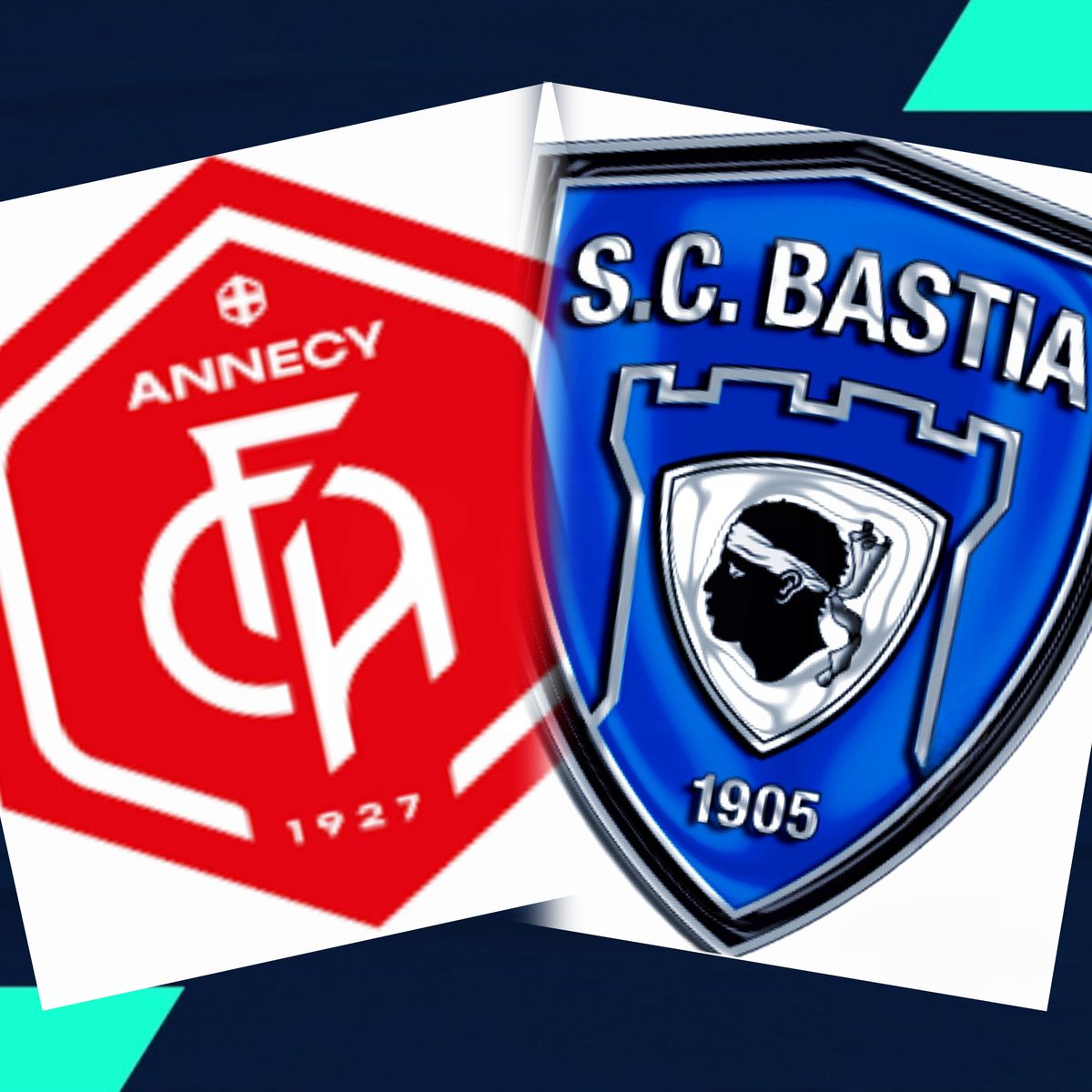 AGrosgros's tweet image. @scbastia 
⚽ 3️⃣5️⃣ème journée du Championnat de 🇫🇷 #Ligue2BKT
🏟 stade "parc des Sports" d'Annecy.
🕖 19h00
💻🖥📱📲📺 Amazon Prime Vidéo.

🔄 FC Annecy 🆚 SC BASTIA 
#FCASCB

#ForzaBastia per sempre 🔵⚪⚫⚪🔵