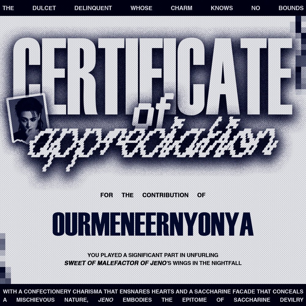 Thank you for inviting us and entrusting us as a partnership for Lee Jeno's birthday event