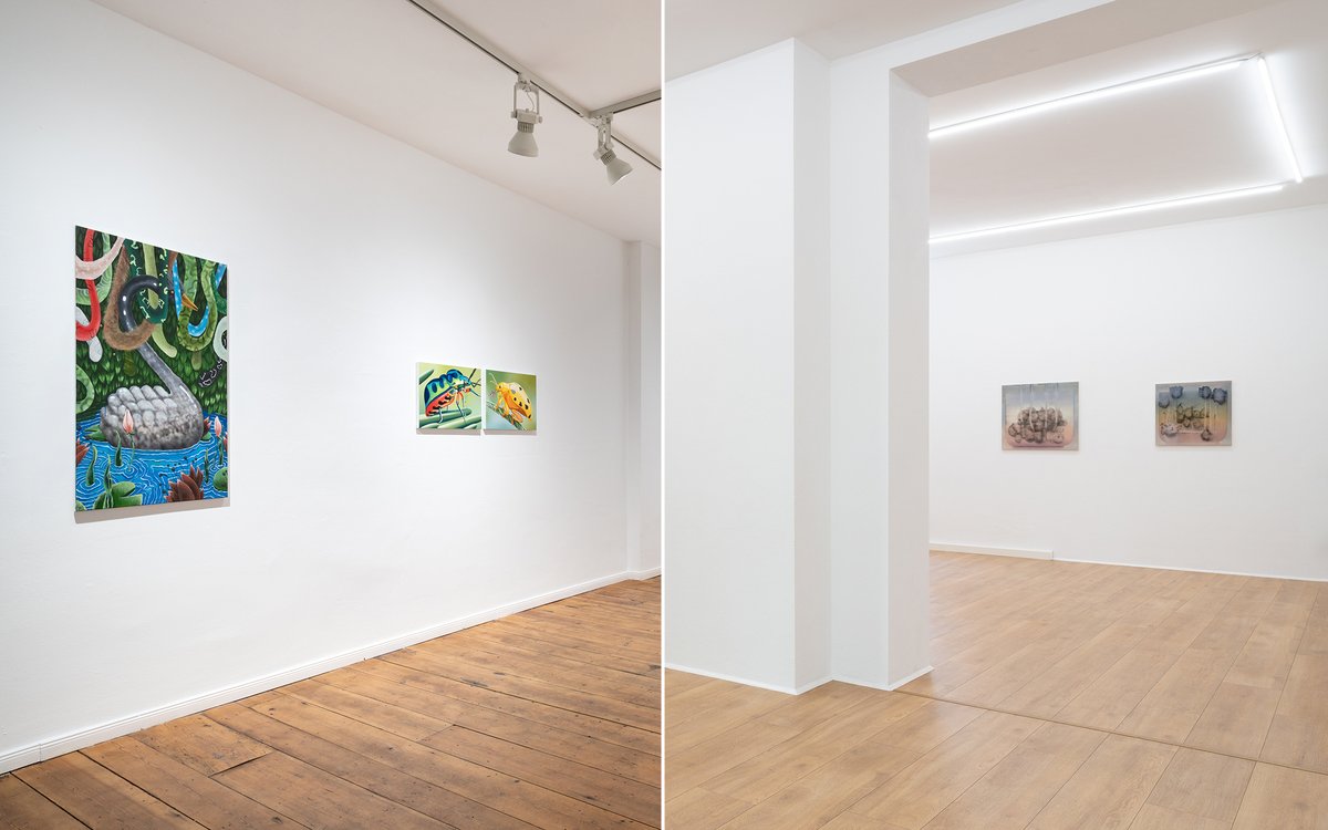ben__hammond's tweet photo. Gallery Weekend Berlin - 

Come to Neukölln for a little gallery hop! Two Exhibitions, 200 meters apart, open Saturday to Sunday, 12-6pm. 

Mona Broschár &amp; Heidi UkkonenWeserstr. 56, 12045 Berlin

Emil UrbanekWeserstr. 46, 12045 Berlin

 https://t.co/QCBPHsKS2v https://t.co/oWaIkxpRvY