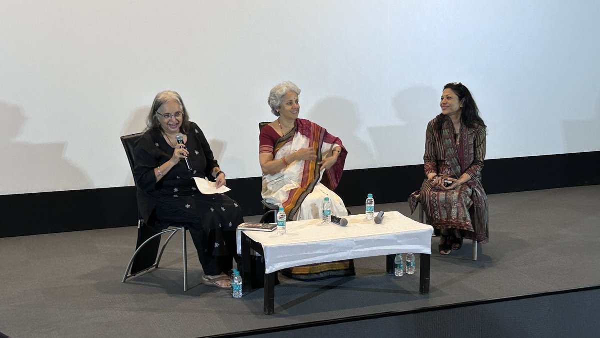 Excitement is in the air as we kick off our panel discussion event featuring Dr. Soumya Swaminathan, Anuradha Mascarenhas, and Nalini Krishnan! Join us for a deep dive into the captivating biography 'At The Wheel of Research.' Get ready to be inspired!#AtTheWheelOfResearch