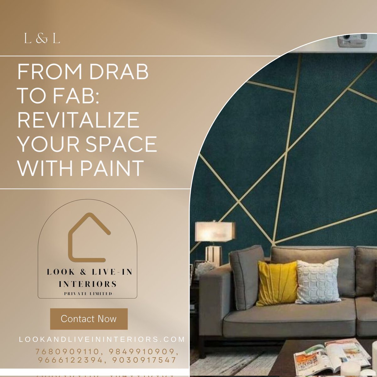 Say goodbye to dull walls and hello to a fresh new look #interiores #italiandesign #interiordesign #interiorstyling #interiorstyling #homeinterior #homeinteriors #homedecor #homedesign #hyderabadinteriorsdesigners #interiordesignershyderabad #trendinginterior #trendinginteriors