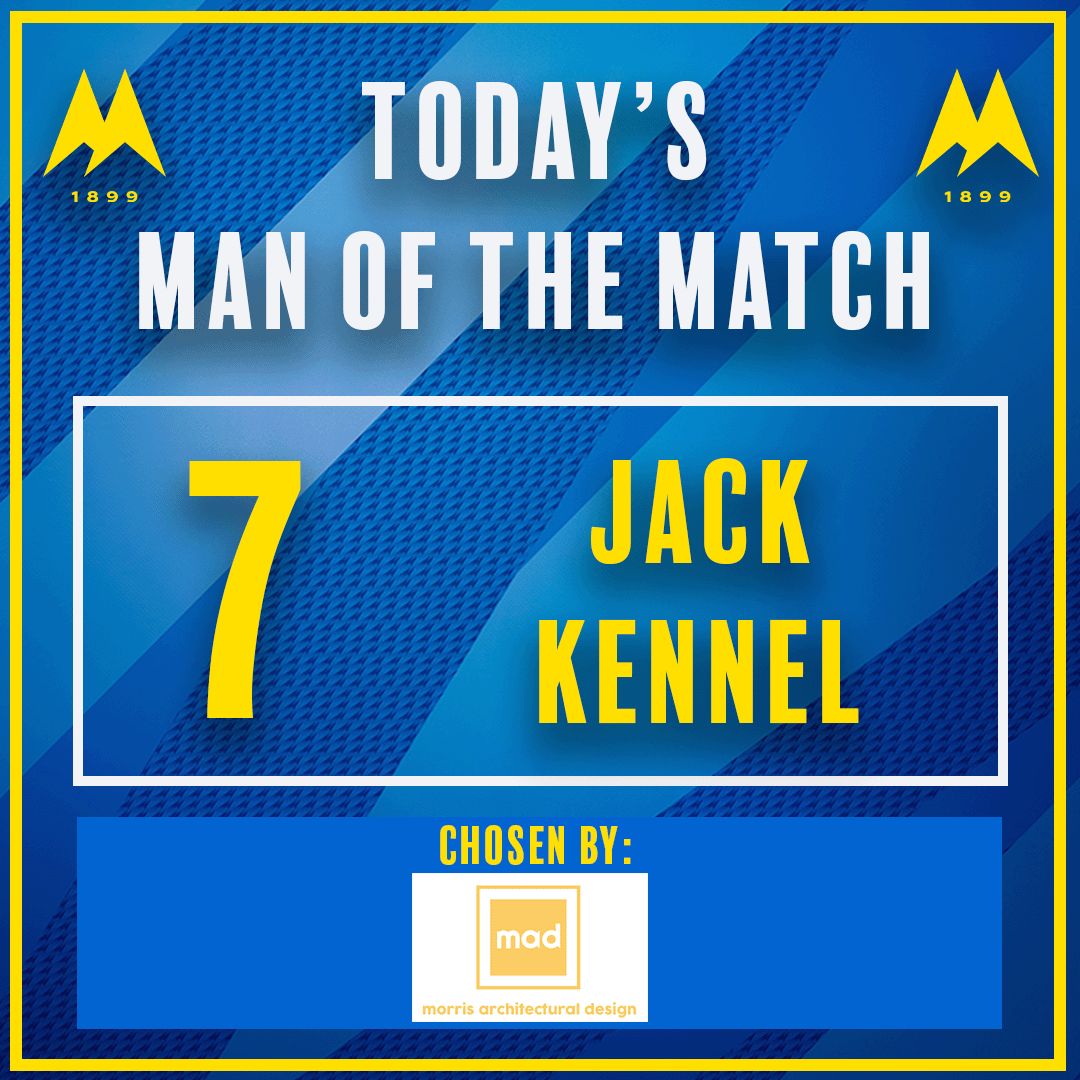 TUFC1899's tweet photo. βοΈ Our Match Sponsors this afternoon, Morris Architectural Design, have named Jack Kennel as Man of the Match.
#tufc #TORBRI https://t.co/FLEvyvMBnb