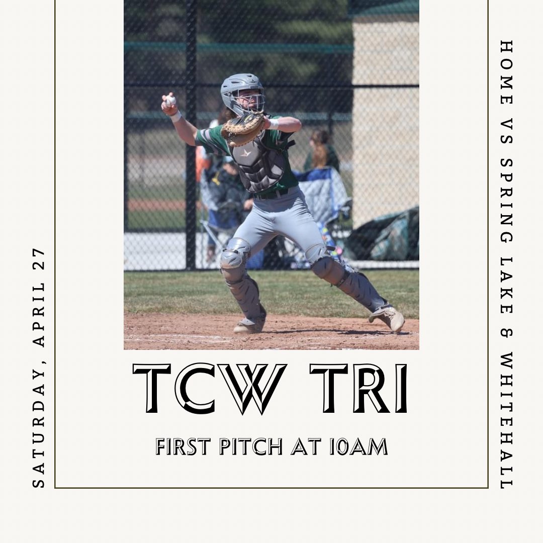 TCWBaseball's tweet photo. Come on out for the TCW Tri at TC West today! #tcwshbaseball #tcwsh https://t.co/6wFPZwnjC3