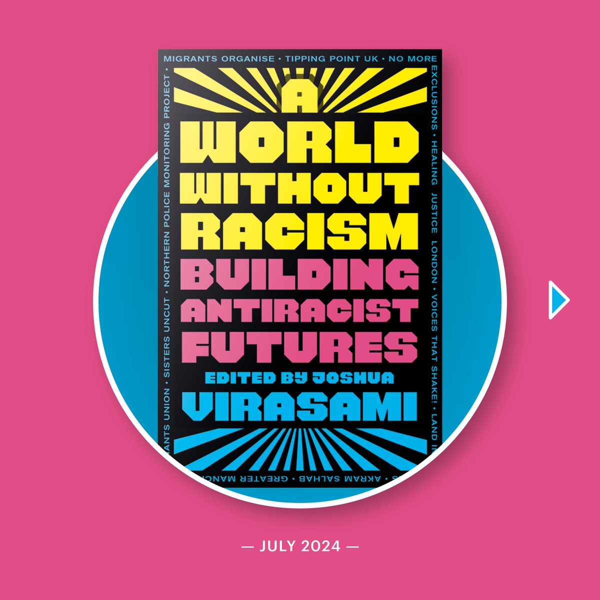 We are so delighted to announce that we will have a chapter on 'Creative and Embodied Approaches to Antiracism' in @JoshuaVirasami's new book 'A World Without Racism: Building Antiracist Futures’