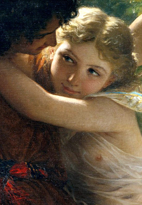 Spring, 1873, by Pierre Auguste Cot (detail)