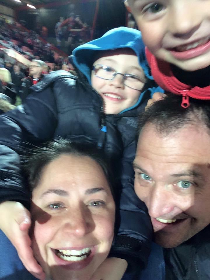 9 years ago! Boys first pitch invasion aged 4 and 6! 😬🤦‍♀️🥰What a match. @afcbournemouth #dreamsweremade #9yrs #afcb #utciad