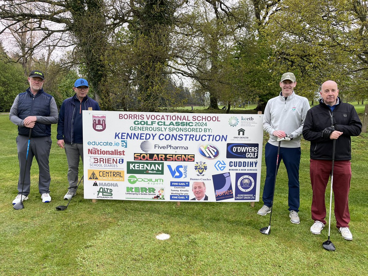 leenbre's tweet photo. And the golf continues here at @borrisvocschool  Golf Classic - best of luck to all teams https://t.co/No6CL8qAvc