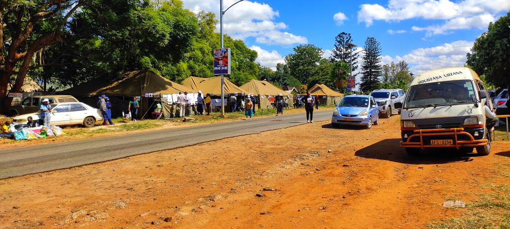 OpenParlyZw's tweet image. Current situation at Open Space Hiller Road/Churchill where people are coming to vote for Mt Pleasant Constituency member of parliament. #ElectionsZW
@ZESN1 @ZECzim @WalpeAcademy @ProjectVote263