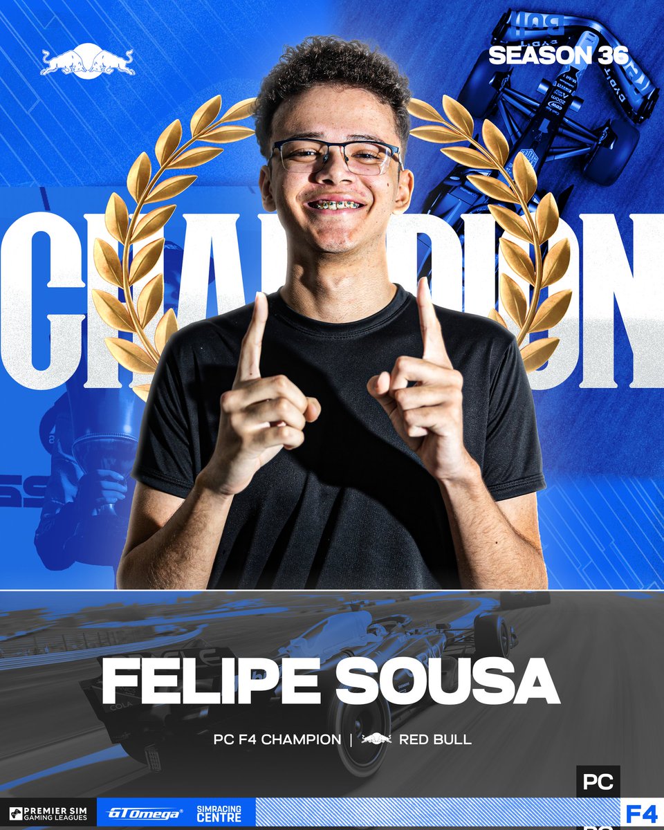 PremierSimGL's tweet photo. Your PC F3 & F4 champions! ๐ ๐
Welcome @parodidaniele1 and @Felipe_SousaF1 to the club ๐
#PSGLS36 https://t.co/Agh2E0fN2b