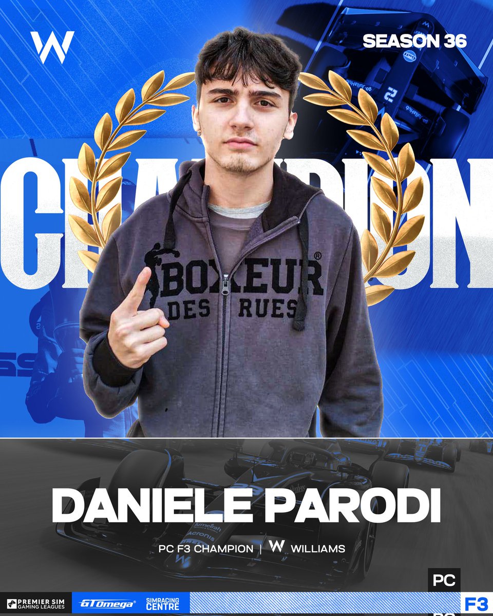 PremierSimGL's tweet photo. Your PC F3 & F4 champions! ๐ ๐
Welcome @parodidaniele1 and @Felipe_SousaF1 to the club ๐
#PSGLS36 https://t.co/Agh2E0fN2b