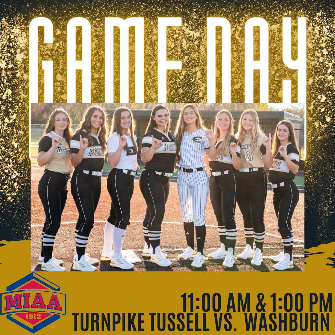 Today is the day we celebrate 8 amazing Seniors and all they have accomplished! We are so grateful they all chose to wear the Black 🖤 and Gold 💛 to end their careers. Make sure you rally the troops and get to Trusler Sports Complex as we play Washburn in the Turnpike Tussle