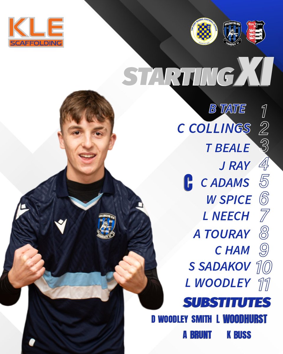 HERES HOW WE LINE UP TODAY! 🦁
Much Changed Team From Tuesday Nights Heroics

Todays Game is sponsored KLE Scaffolding 

#TheLions🦁⚽️