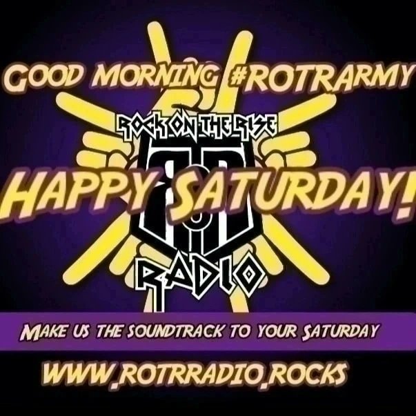 🤘Good morning, #ROTRArmy!🎸  Wishing you an electrifying day ahead, fueled by the power of Modern Secular #HardRock & #Metal. Let's kick-start this day with the unbridled energy that hits the spot. Tune in to Rock On The Rise at rotrradio.rocks 🤘😎🤘#RockLivesHere