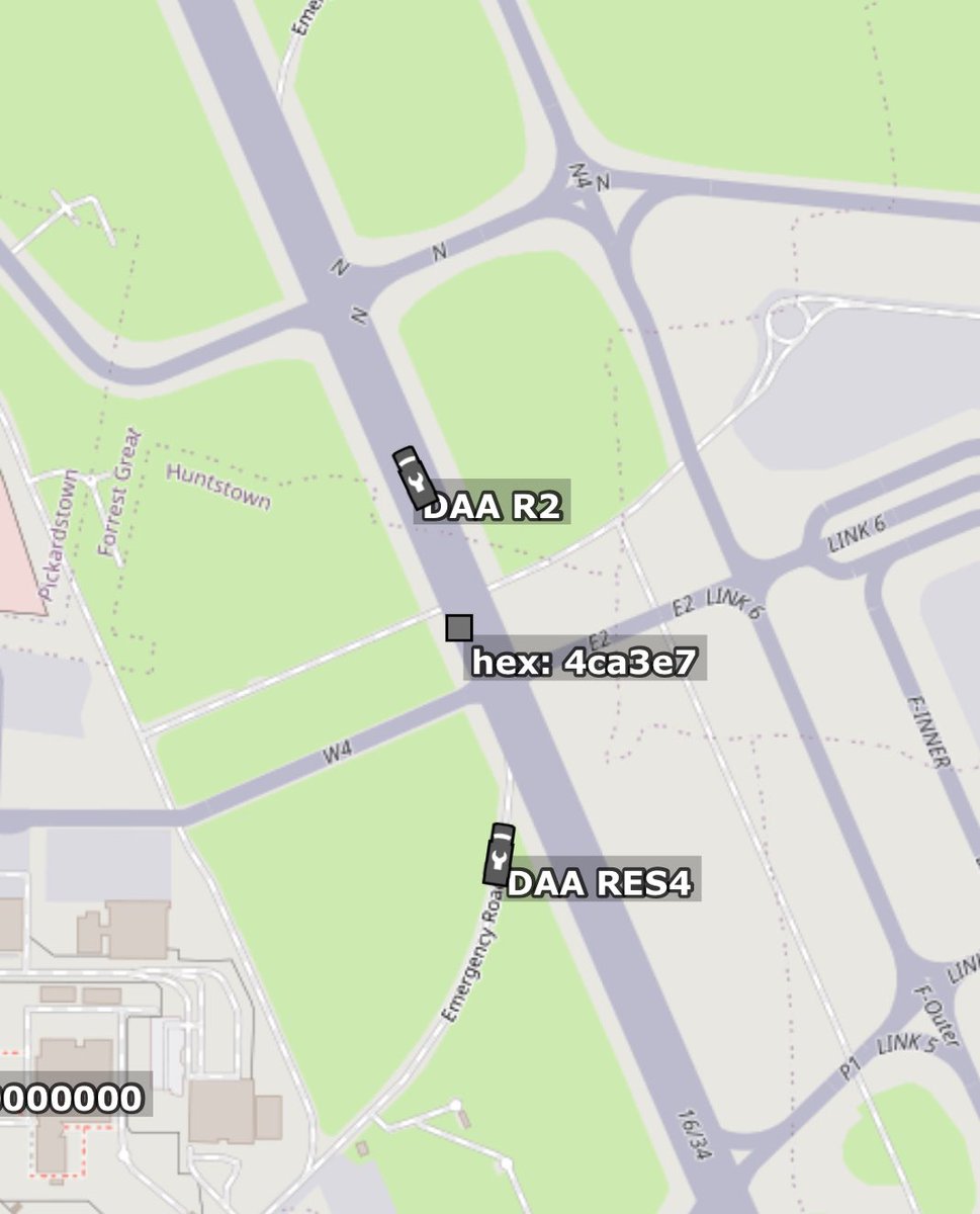 Rescue vehicles are going mobile for Norse flight #Z0724 / #UBT72C’s arrival due to a Heavy landing being expected. The aircraft is now on final approach #DublinAirport #aviation #avgeek #Dublin #ireland #emergency